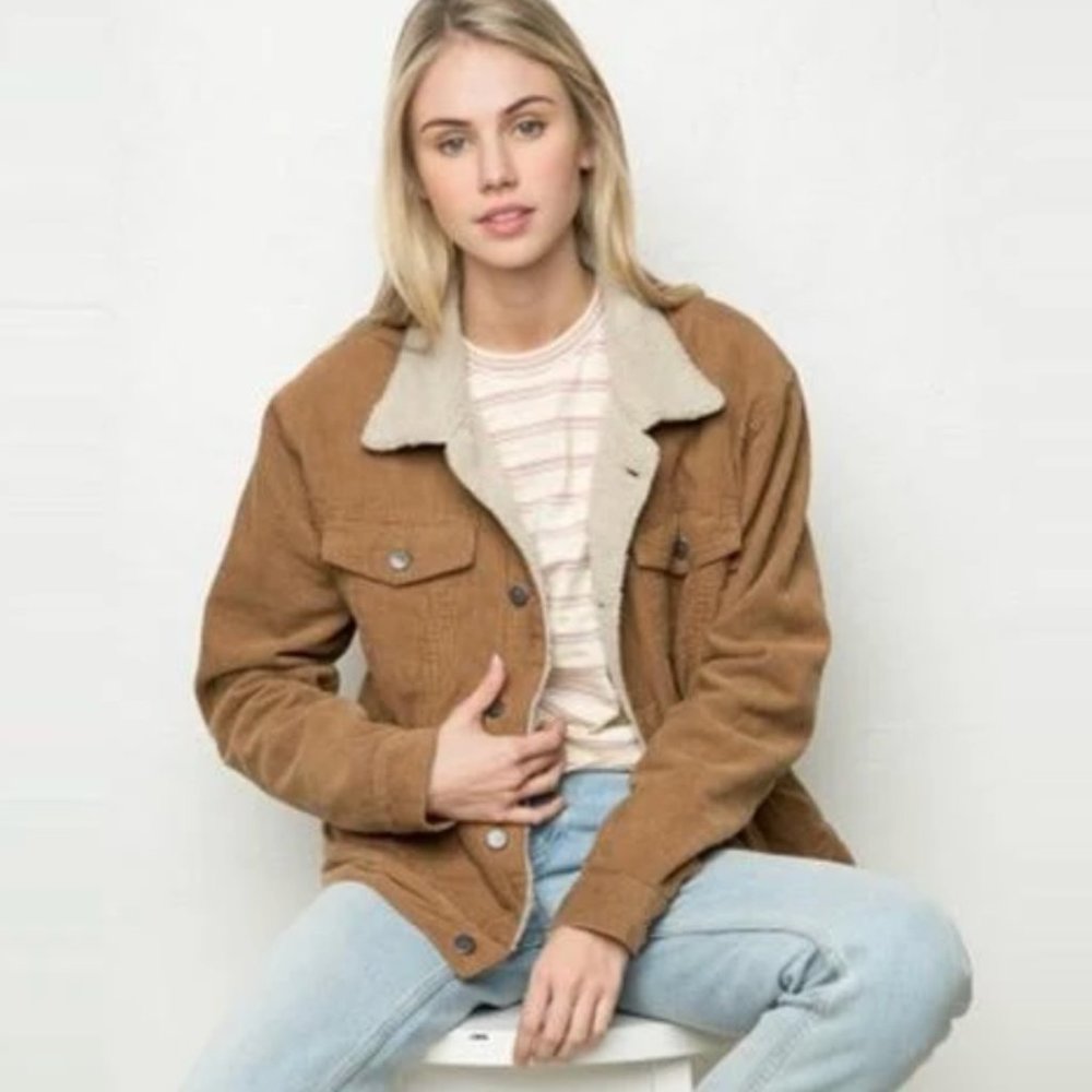 Brown Corduroy Levis jacket